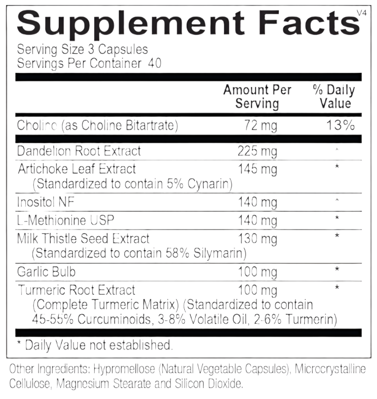 PhytoCore 120 ct (DETOX Support Phase 1&2)