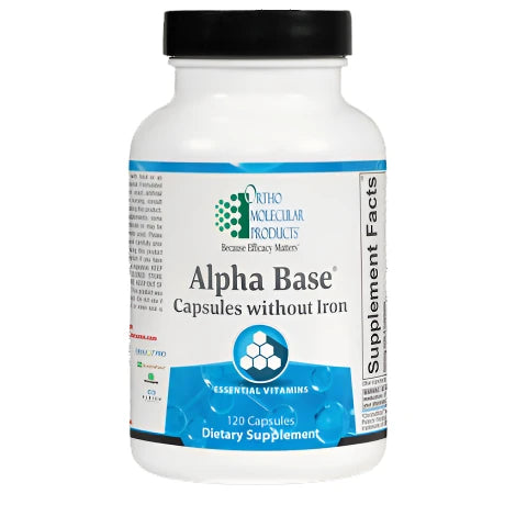 Alpha Base Capsule without Iron 120 caps 30-day (DAILY Multivitamin Support)