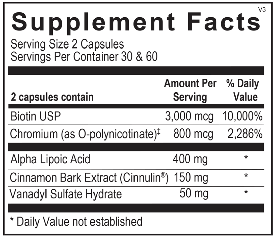 Diaxinol 120 ct (BLOOD SUGAR Support)